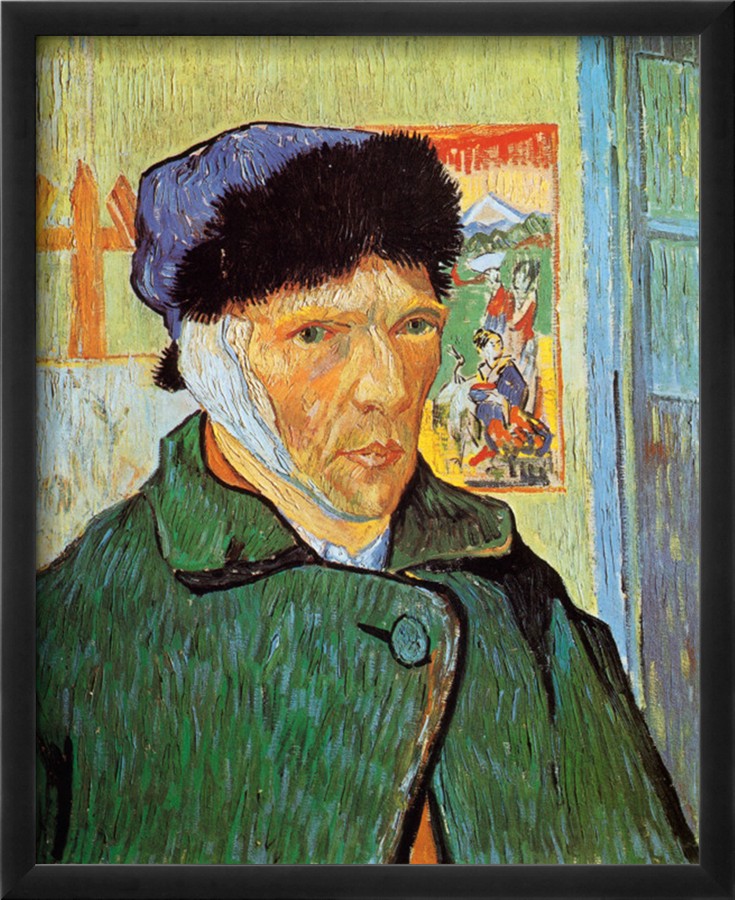 Self - Portrait with Bandaged Ear - Vincent Van Gogh Paintings